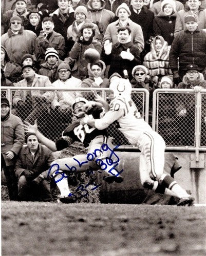 Green Bay Packers BOB LONG Signed 8x10 Photo #4 AUTO - 2x Super Bowl Champion