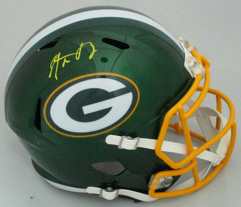 Packers AARON RODGERS Signed Riddell Full Size FLASH Replica Helmet AUTO - FAN