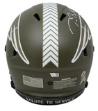 Tom Brady Autographed Patriots STS - Navy Ed. - Speed Authentic Helmet Fanatics