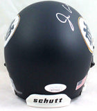 Jack Coan Autographed Notre Dame Blue Alternate Mini Helmet-JSA W *Silver