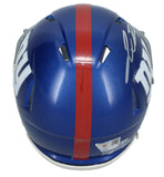 Jaxson Dart Autographed New York Giants Speed Mini Helmet Fanatics