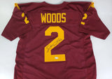 Robert Woods Signed USC Trojans Jersey (Beckett) Houston Texans Wide Receiver