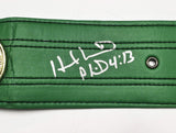 MIKE TYSON & HOLYFIELD AUTOGRAPHED GREEN WBC WORLD CHAMPIONSHIP BOXING BELT JSA