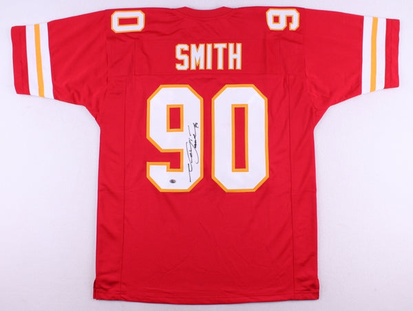 Neil Smith Signed Chiefs Jersey (Smith Hologram) 6x Pro Bowl (1991-1995,1997)