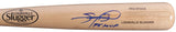 Cubs Sammy Sosa "98 MVP" Signed Blonde Louisville Slugger Baseball Bat BAS