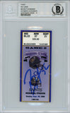 Ray Lewis Autographed/Signed 9/29/1996 vs Saints Ticket Beckett Slab 39194