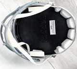 Davante Adams Signed Raiders Silver Full Size Speed Replica Helmet Beckett Wit