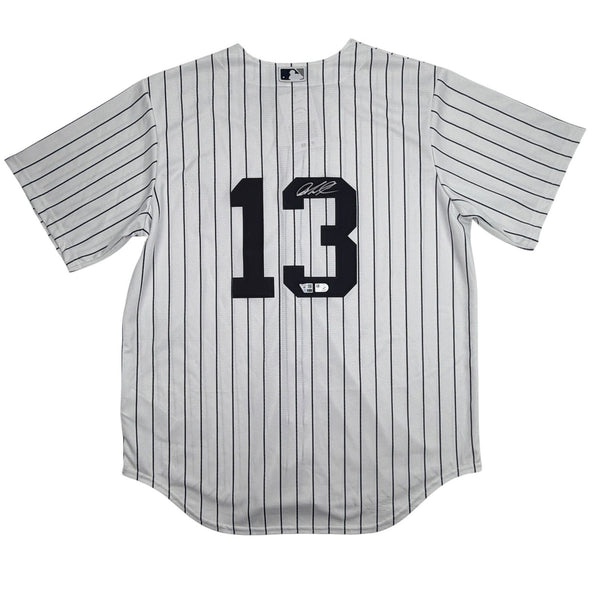 Autographed/Signed Jazz Chisholm Jr Yankees Jersey Authentic Fanatics COA