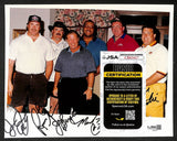 Redskins Hogs - Jacoby Grimm + 4 Autographed/Signed 8x10 Photo JSA BA210396