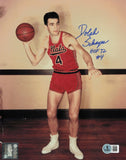 Dolph Schayes Autographed 8x10 Photo Syracuse Nationals HOF 72 4 Beckett BS37000