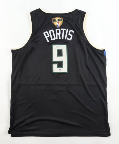 Bobby Portis Signed Milwaukee Bucks Nike Authentic Jersey (PSA) 2021 NBA Champ