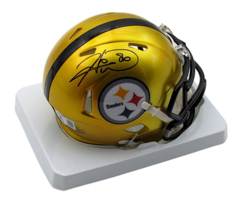 Hines Ward Autographed Flash Mini Helmet Steelers Beckett 180988
