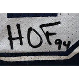 Tony Dorsett Signed Dallas Cowboys Russell Blue 48 Jersey 2 Insc BAS 48480