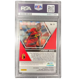 Jeremy Doku Signed 2021 Panini Mosaic Prizm Rookie #11 - PSA Authentic