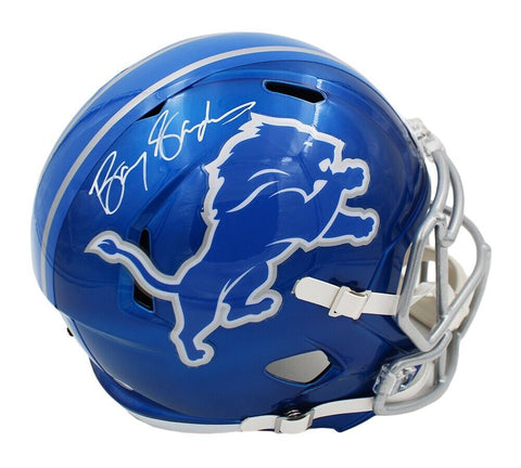 Barry Sanders Signed Detroit Lions Speed Full Size Flash NFL Helmet