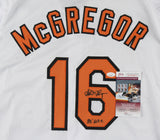 Scott McGregor Signed Baltimore Orioles Jersey Insc "83 WSC" (JSA COA) 1976-1988