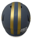 Drew Brees Signed New Orleans Saints Slate Mini Speed Helmet GTSM