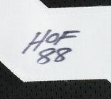 Jack Ham Signed Black Custom Pro Style Football Jersey HOF 88 BAS ITP