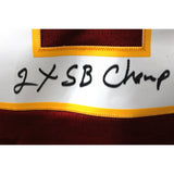 Darrell Green Autographed Washington Redskins M&N 44 Jersey 2 Insc Beckett 51847