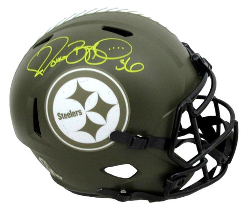 Jerome Bettis Autographed Full Size Salute To Service Replica Helmet Steelers