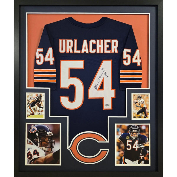Brian Urlacher Autographed Signed Framed Chicago Bears Jersey BECKETT