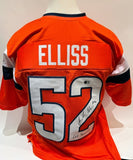 Jonah Elliss Autographed Denver Broncos Orange Jersey Inscribed BAS COA