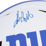 Jalin Hyatt New York Giants Signed Riddell Lunar Eclipse Speed Authentic Helmet