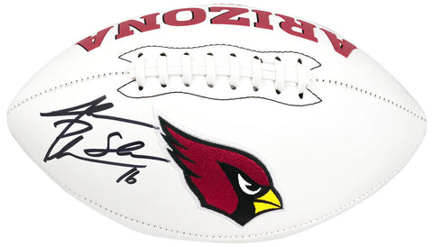 Jake Plummer Signed Wilson Cardinals White Logo Football w/Snake -(SCHWARTZ COA)