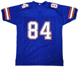 FLORIDA GATORS KYLE PITTS AUTOGRAPHED BLUE JERSEY BECKETT BAS WITNESS 209535