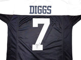 DALLAS COWBOYS TREVON DIGGS AUTOGRAPHED BLUE & WHITE JERSEY PSA/DNA 233658