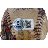 Sandlot Cast Autographed Ripped Baseball 7 Cast Members Beckett Witness 49316