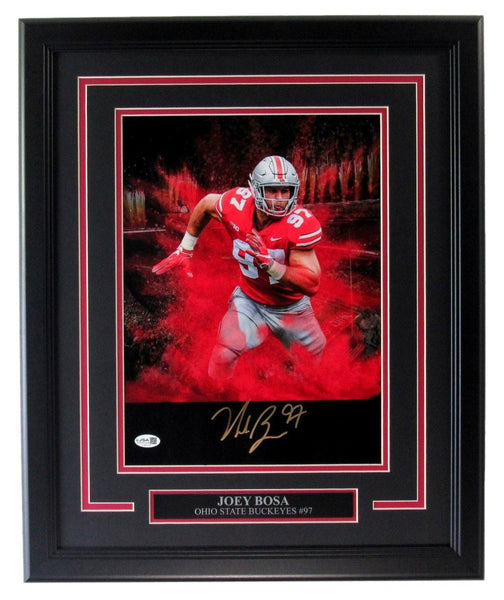 Nick Bosa Signed/Autographed 11x14 Photo Ohio State JSA 211021