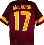 Terry McLaurin Autographed Maroon Pro Style Jersey-Beckett W Hologram *Black
