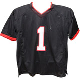 Rachaad White Autographed/Signed Pro Style Black Jersey Beckett 43222