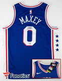 Tyrese Maxey Signed Philadelphia 76ers Nike NBA Swingman Jersey (Fanatics) P.G.