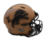 Barry Sanders Signed Detroit Lions Speed Authentic STS 2 NFL Helmet