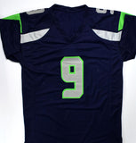 Kenneth Walker III Autographed Blue Pro Style Jersey-Beckett W Hologram *Black