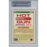 Joe Montana Autographed/Signed 1990 Score 311 Trading Card Beckett 47117