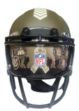 JAYLEN WADDLE Autographed STS Military Seals Visor Authentic Helmet FANATICS