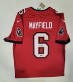 BAKER MAYFIELD SIGNED TAMPA BAY BUCCANEERS NIKE VAPOR UNTOUCHABLE JERSEY BAS QR