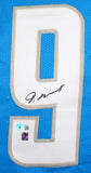 Jameson Williams Autographed Blue Pro Style Jersey - Beckett W Hologram *Black