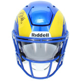Davante Adams Autographed Los Angeles Rams Speedflex Midi Helmet JSA Witnessed