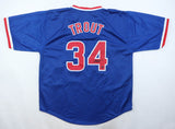 Steve Trout Signed Chicago Cubs Jersey (Wilder) 1984 #2 Cubs Starting Pitcher