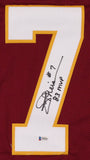 Joe Theismann Signed Washington Redskins Jersey Inscribed 83 MVP (Beckett)