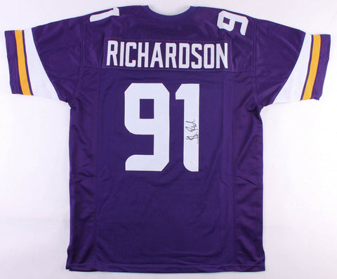 Sheldon Richardson Signed Vikings Jersey (JSA COA) 2014 Pro Bowl Defensive End