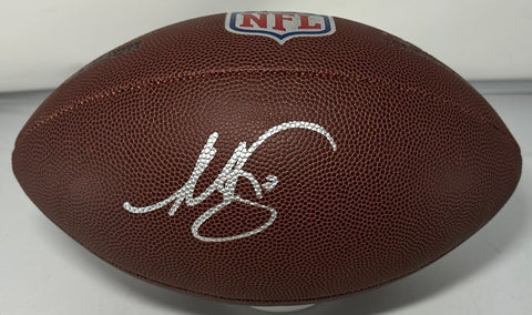 Packers Receiver ROMEO DOUBS Signed Wilson NFL Replica Football AUTO - BAS