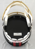 NaVorro Bowman Autographed 49ers F/S Rivalries Speed Helmet - Beckett W Holo