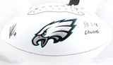 Kenneth Gainwell Autographed Eagles Logo Football SB Champs - Beckett W Hologram