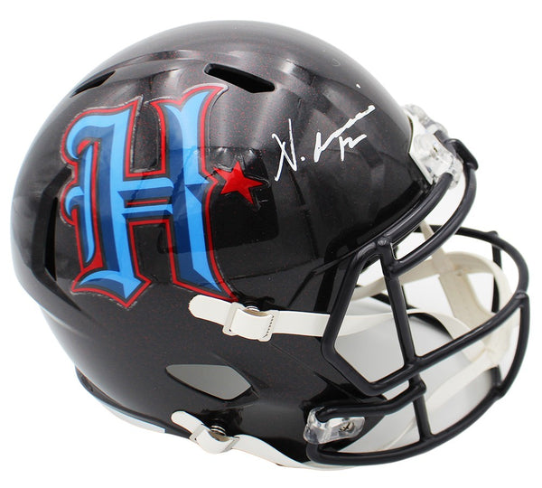 Nico Collins Signed Houston Texans Speed Full Size H-Town NFL Helmet