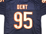 BEARS RICHARD DENT AUTOGRAPHED BLUE JERSEY "MVP XX" BECKETT WITNESS 231048